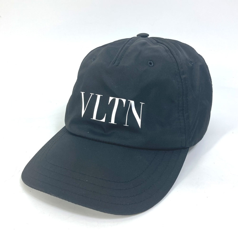VALENTINO VLTN ロゴ 帽子 キャップ帽 ベースボール キャップ ナイロン ...