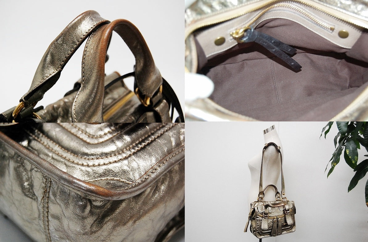 Chloe 2WAYハンドバッグ ベイ レザー レディース 2wayバッグ - brandshop-reference