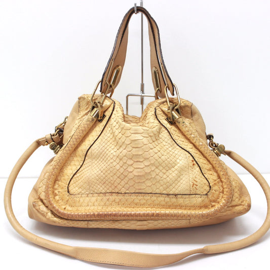 Chloe 2WAYハンドバッグ ショルダーバッグ パラティパイソン レディース ハンドバッグ - brandshop-reference