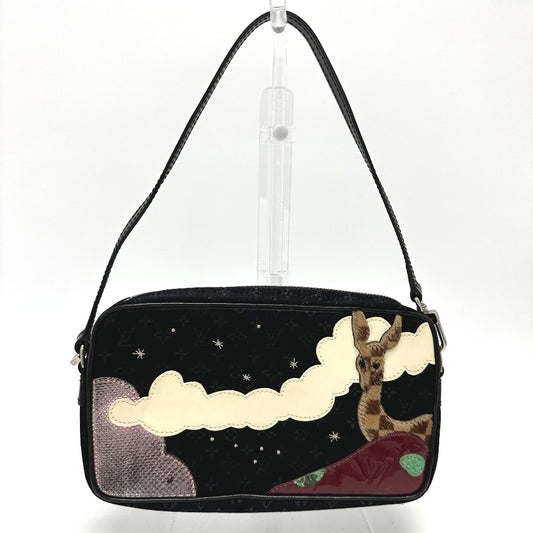 LOUIS VUITTON M92275 モノグラム・サテン ポシェット コント・ドゥ・フェ ハンドバッグ 肩掛け ショルダーバッグ サテン レディース - brandshop-reference