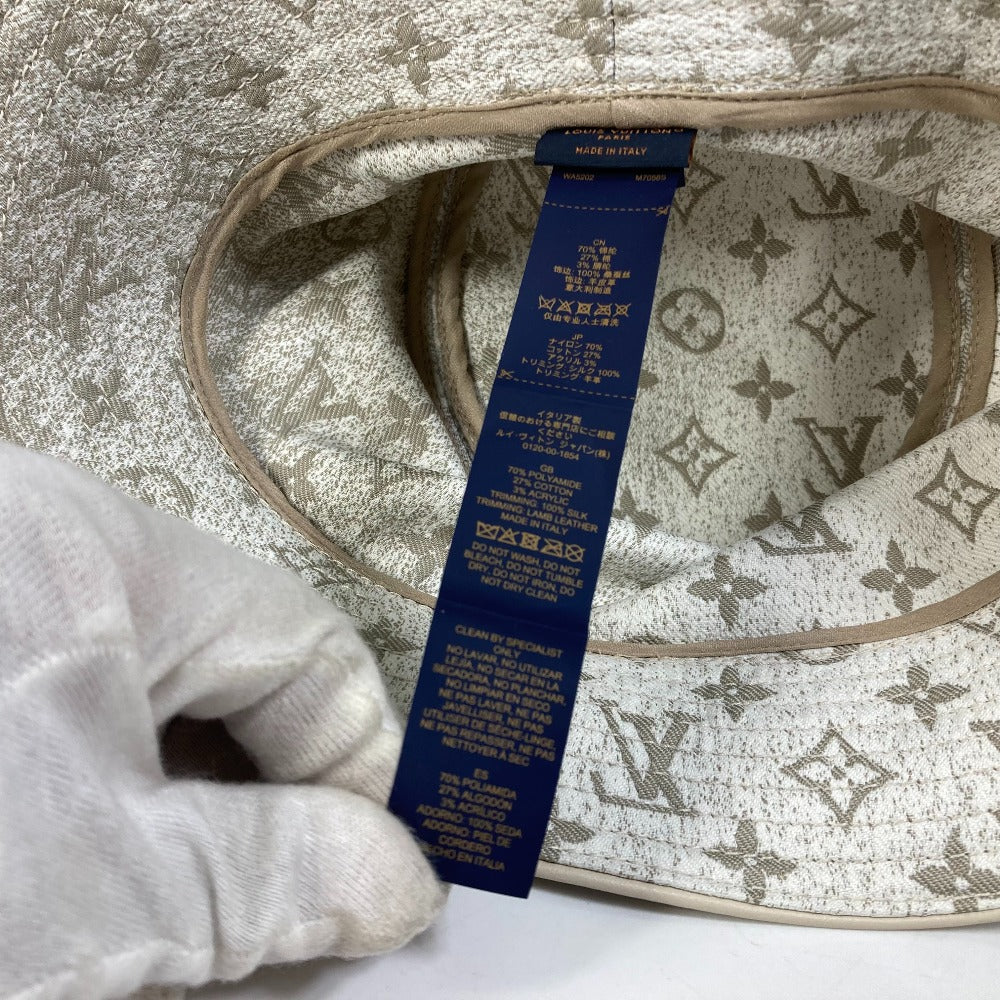 LOUIS VUITTON M7058S バケットハット・モノグラム ジャガード デニム ハット帽 帽子 バケットハット ボブハット ハット ナイロン レディース - brandshop-reference