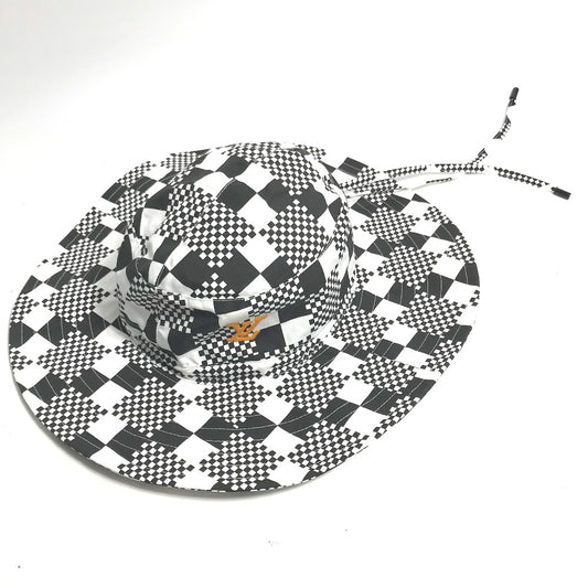 LOUIS VUITTON MP2965 ディストーテッドダミエハット ハット帽 帽子 バケットハット ボブハット ハット ポリエステル メンズ - brandshop-reference