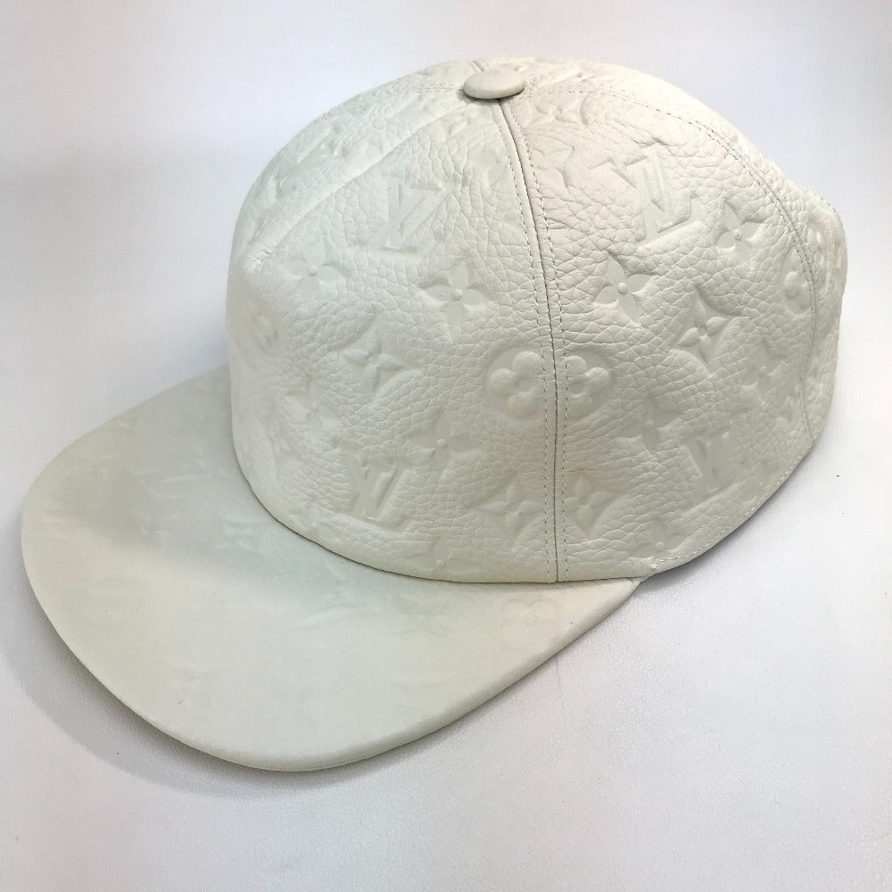 LOUIS VUITTON 1.0 MONOGRAM LEATHER CAP / HAT FROM