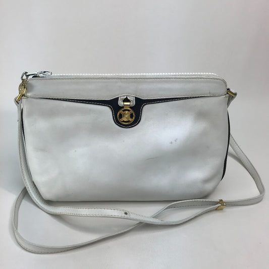 CELINE ロゴ ポシエット ショルダーバッグ レザー レディース - brandshop-reference