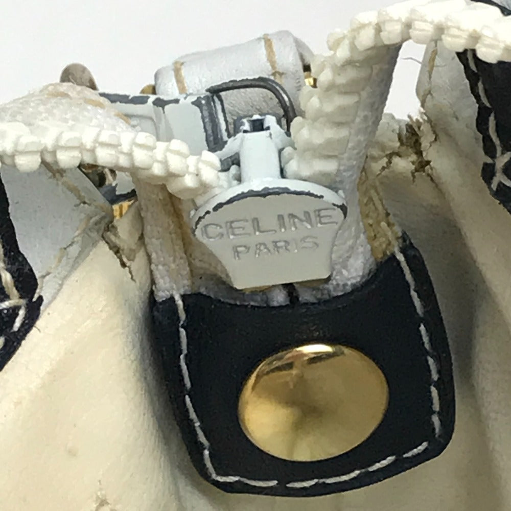 CELINE ロゴ ポシエット ショルダーバッグ レザー レディース - brandshop-reference