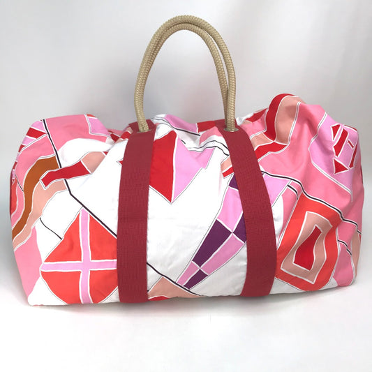 HERMES ビーチバッグ Cabas Drapeaux au vent ロープハンドル トートバッグ コットン レディース - brandshop-reference