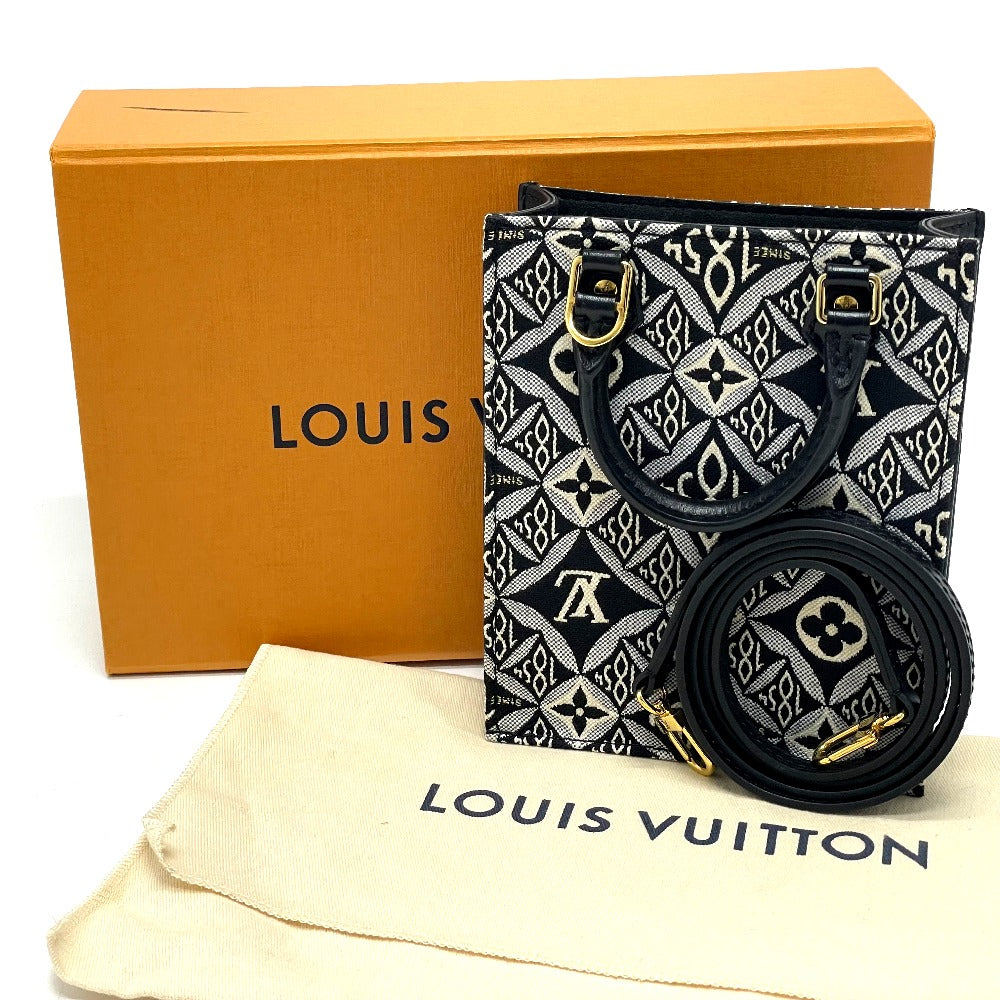 LOUIS VUITTON M80484 モノグラムジャガード SINCE 1854 プティットサックプラ カバン 2WAY ハンドバッグ ジャガード レディース - brandshop-reference