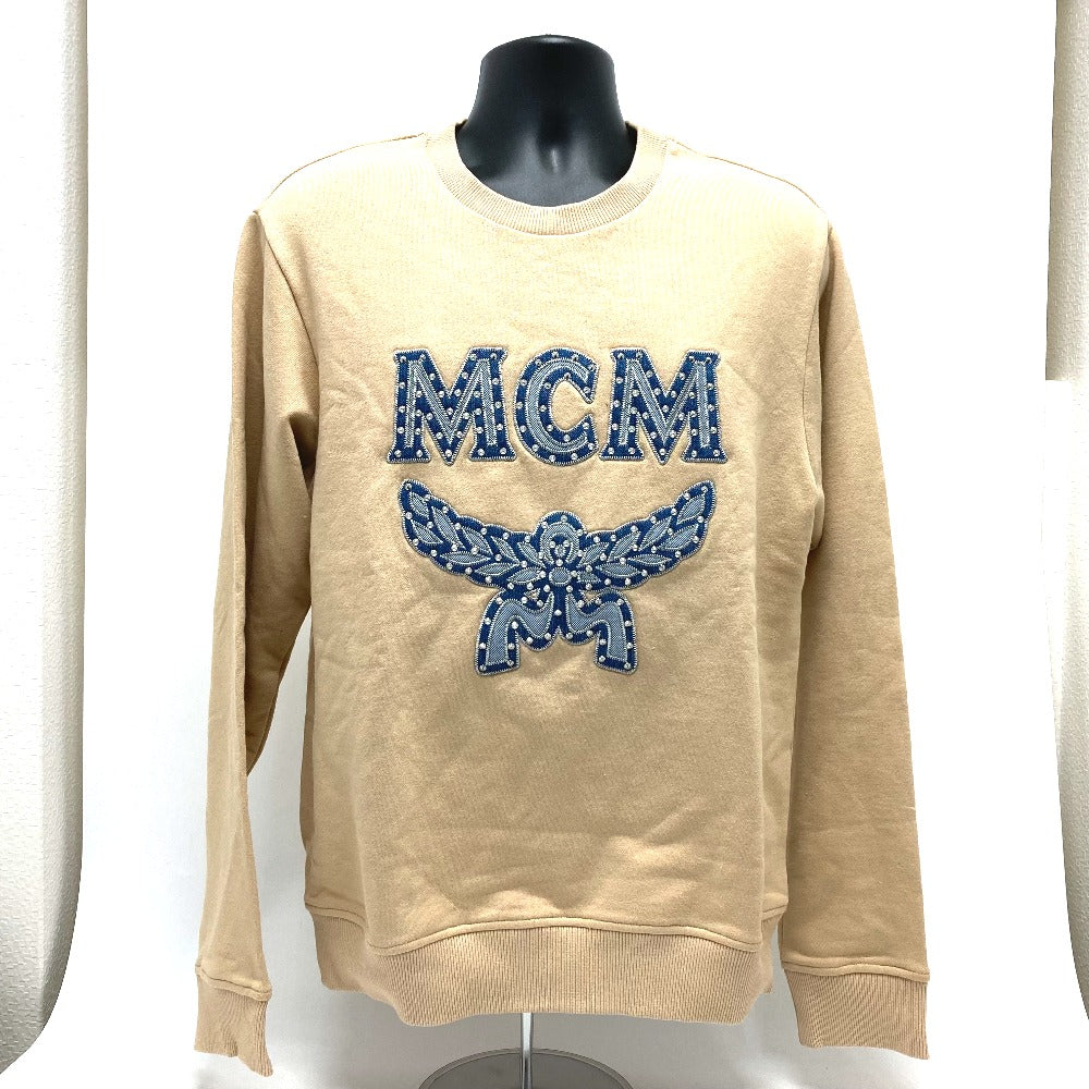 MCM Logo Studs Apparel Tops Wet Long Sleeve Trainer Cotton Unisex ...