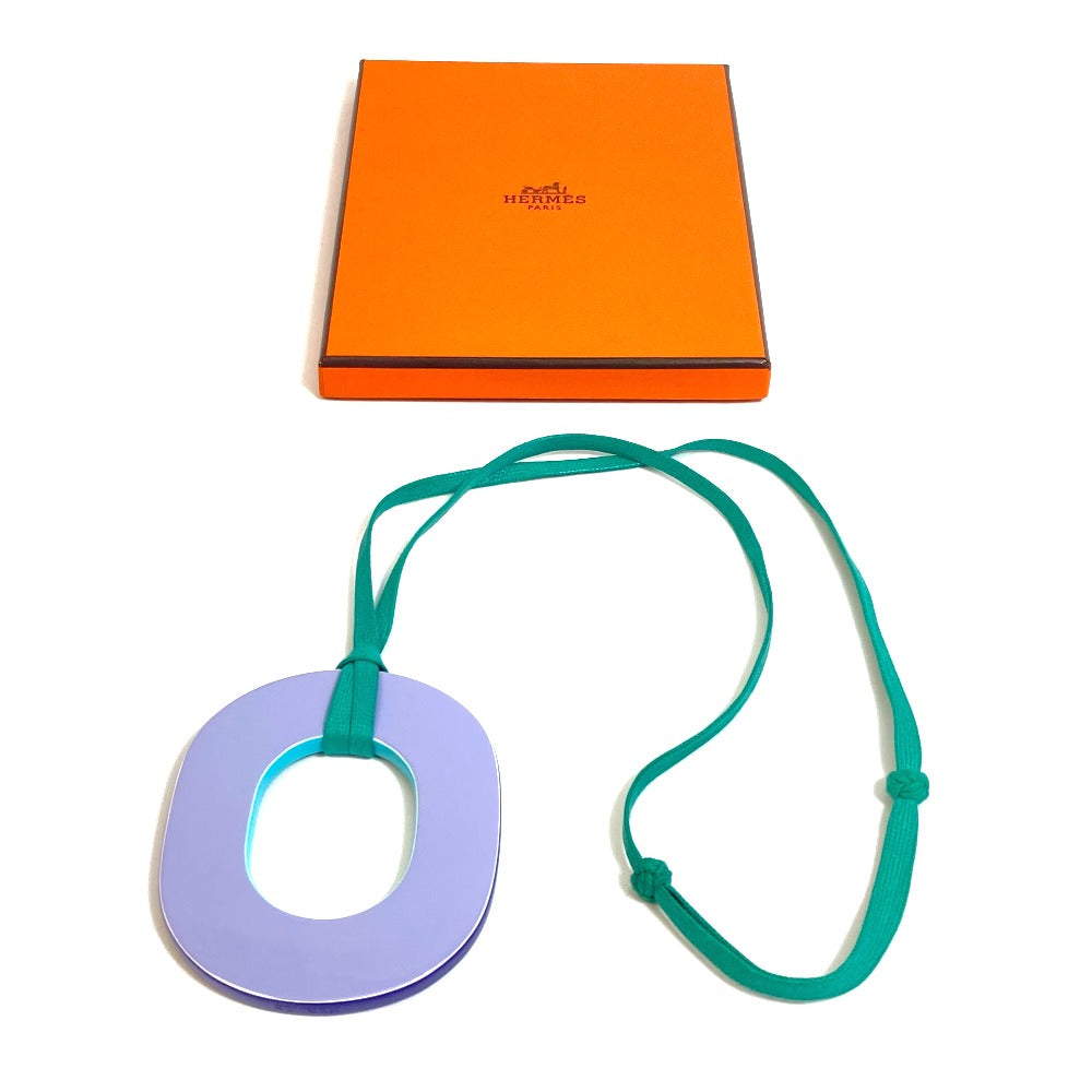 HERMES イスムピグマンGM ウッド ペンダント ネックレス ラッカー レディース - brandshop-reference