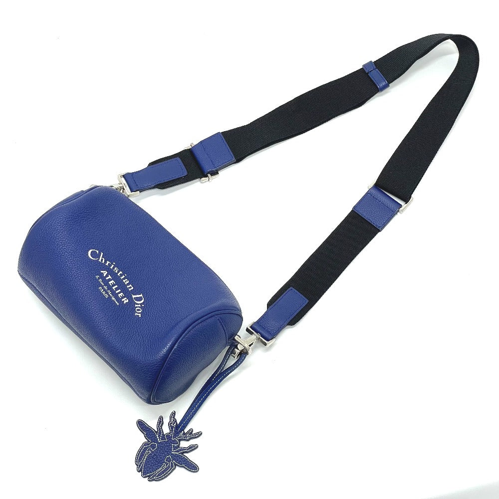 Dior アトリエ ローラーバッグ 筒型 斜め掛け ショルダーバッグ レザー メンズ - brandshop-reference