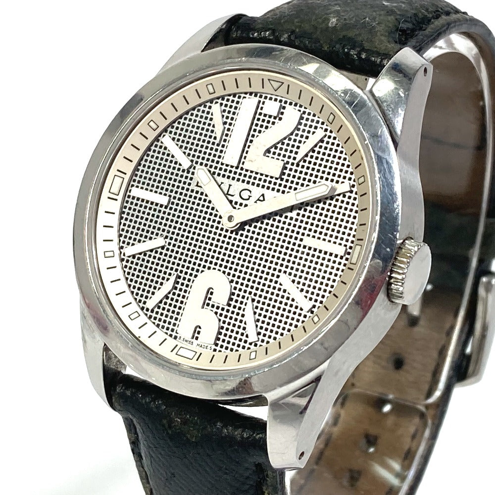 ブルガリ BVLGARI ソロテンポ ST42S グレー文字盤 SS クオーツ メンズ 腕時計