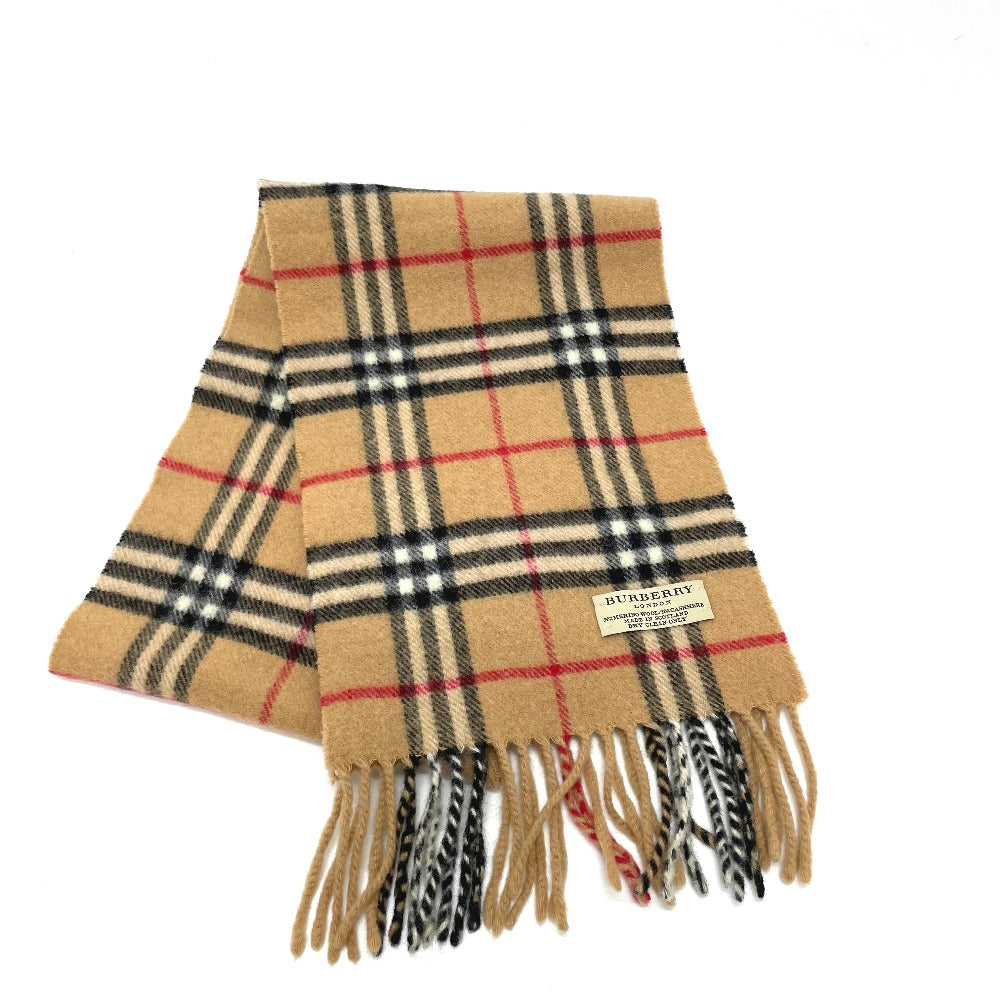 BURBERRY チェック 新タグ ファッション小物 マフラー ウール/カシミヤ