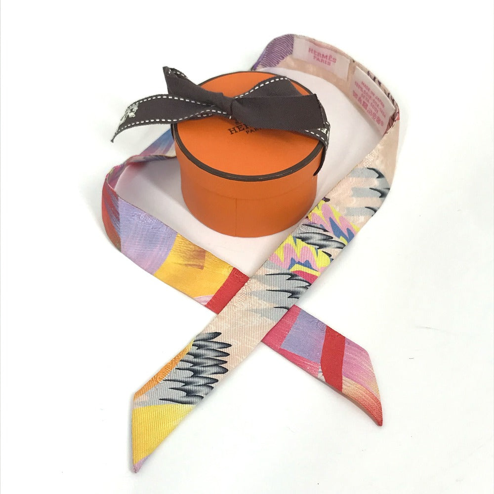 HERMES ALLOVER MARBLE SILK ツイリー ドール ファッション小物 スカーフ シルク レディース - brandshop-reference