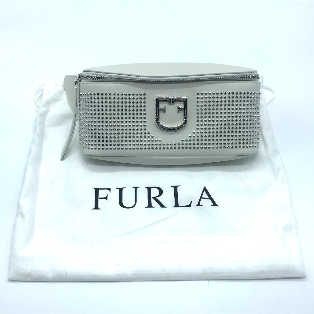 FURLA ウエストバッグ イゾラ チェーン スタッズ ボディバッグ - brandshop-reference