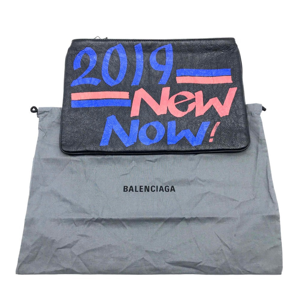 BALENCIAGA 535334 グラフィティペイント エクスプローラー カバン メンズ レディース クラッチバッグ レザー ユニセックス - brandshop-reference