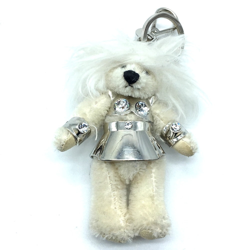 PRADA Tedda Bear Mamoto Trick Keyling Small Charm Metal Ladies