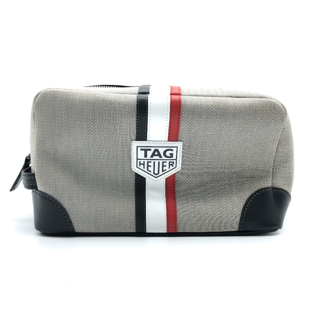 TAG HEUER トリコロール 非売品 セカンドバッグ グレー - セカンド