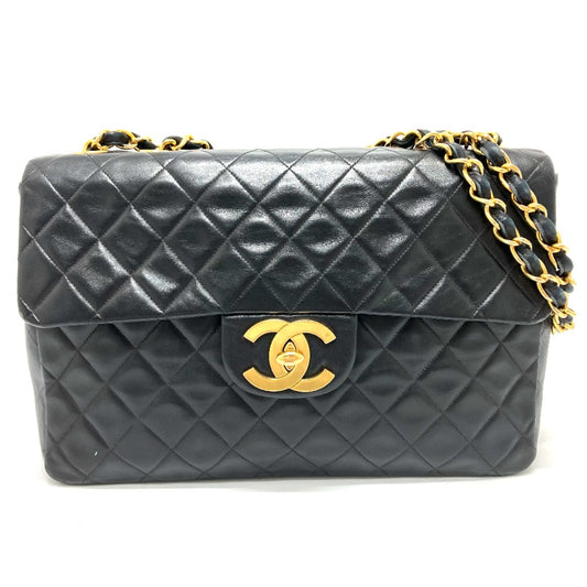 CHANEL A01094 CC ココマーク デカマトラッセ 34 カバン Wチェーンバッグ ショルダーバッグ ラムスキン レディース - brandshop-reference