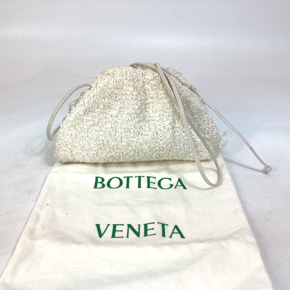 BOTTEGA VENETA 585852 がま口 ミニ ザ ポーチ カバン 斜め掛け ポシェット ショルダーバッグ ナイロン/レザー レディース - brandshop-reference