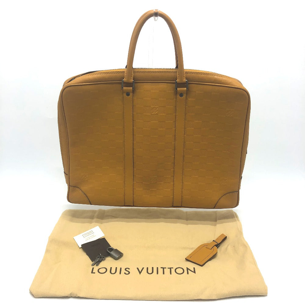 LOUIS VUITTON N41218 アンフィニ ハンドバッグ PDV ポルトドキュマン ヴォワヤージュ ビジネスバッグ ダミエアンフィニレザー レディース - brandshop-reference