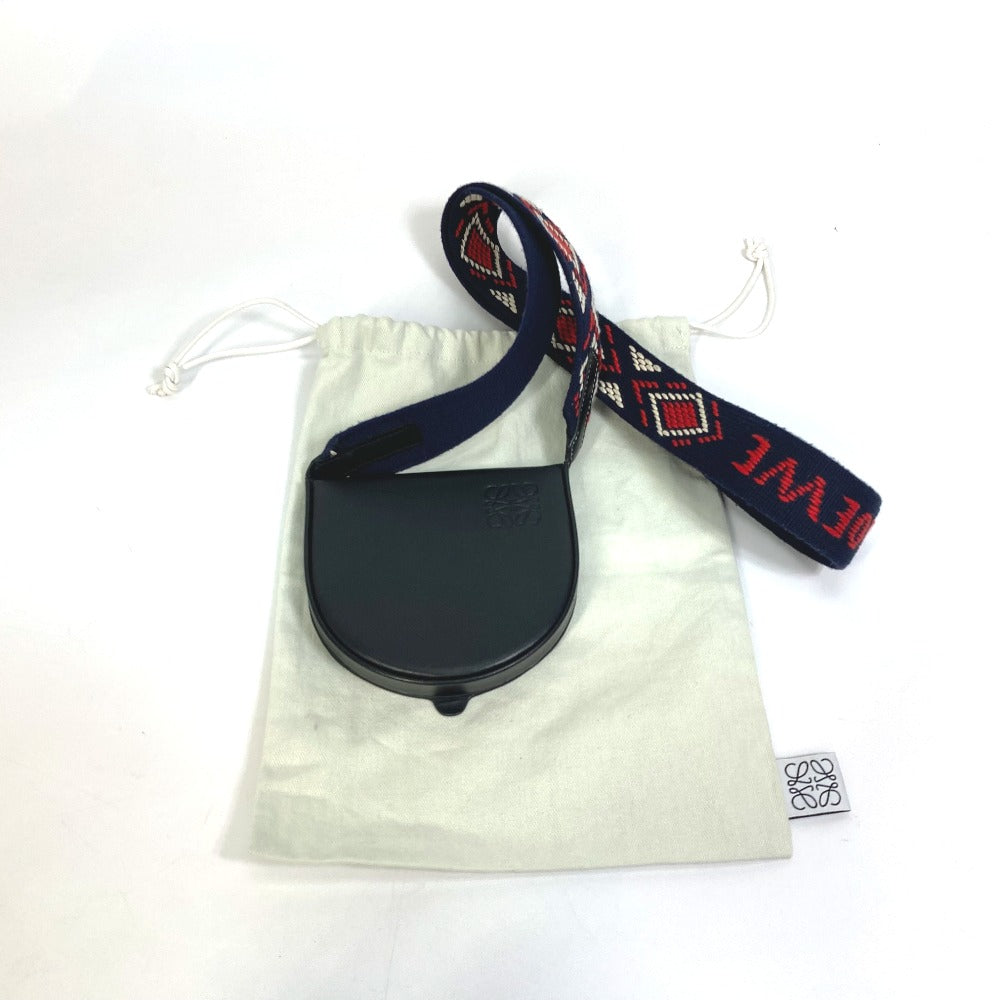 LOEWE アナグラム ポーチ カバン 斜め掛け ポシェット ショルダーバッグ レザー/キャンバス レディース - brandshop-reference