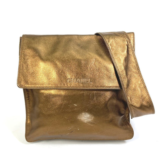 CHANEL ロゴ ショルダーバッグ ショルダーバッグ レザー レディース - brandshop-reference