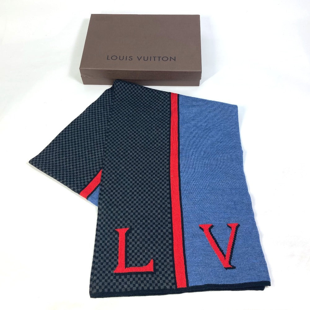 LOUIS VUITTON M70249 エシャルプ LV ダミエルージュ マフラー ウール メンズ - brandshop-reference