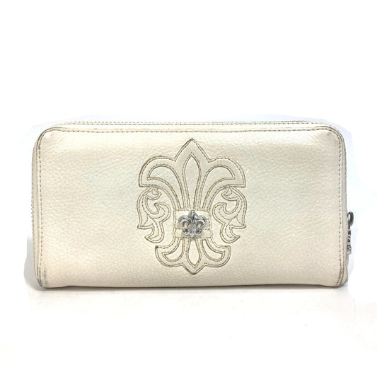 CHROME HEARTS REC F ZIP BS フレア ラウンドファスナー ロングウォレット 長財布 レザー メンズ - brandshop-reference