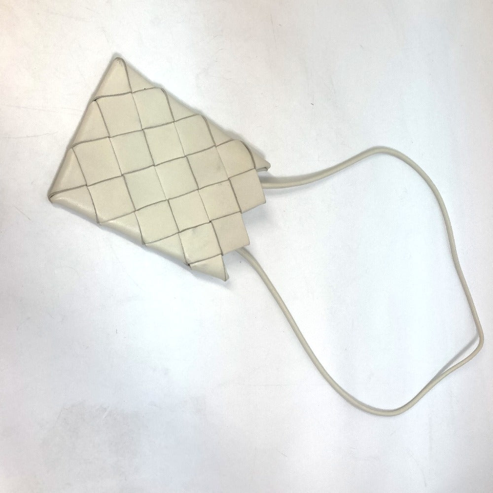 BOTTEGA VENETA 619019 イントレチャート ポシェット カバン スマホポシェット 斜め掛け ショルダーバッグ レザー レディース - brandshop-reference