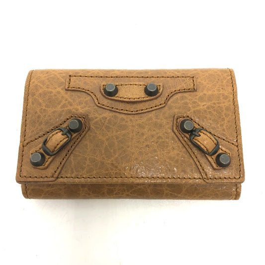 BALENCIAGA 253048 小物/スタッズ クラシック オオサカ 6連 小物 キーケース レザー ユニセックス - brandshop-reference