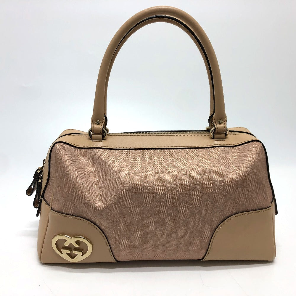 GUCCI 257067 GGラメ ラブリー カバン ハンドバッグ GGキャンバス ...