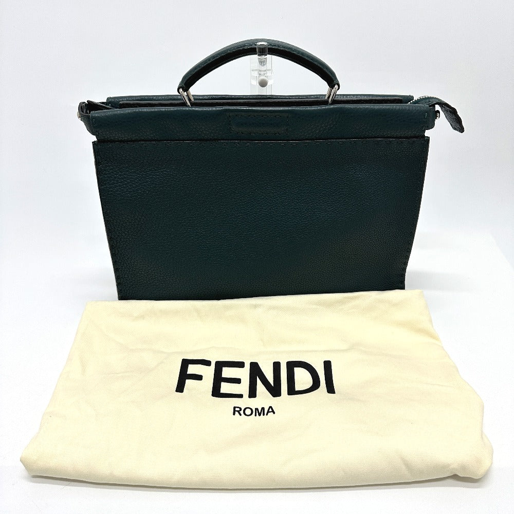 FENDI 7VA406 セレリア モンスター アイコニック ピーカブー フィット ビジネスバッグ ビジネスバッグ ビジネスバッグ レザー ユニセックス - brandshop-reference
