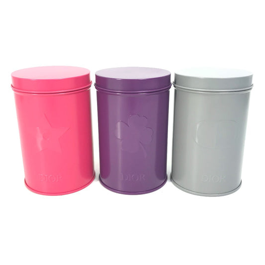 Dior CD ロゴ 3カラー 3つセット ボックス BOX インテリア ポーチ 小物入れ メタル レディース - brandshop-reference