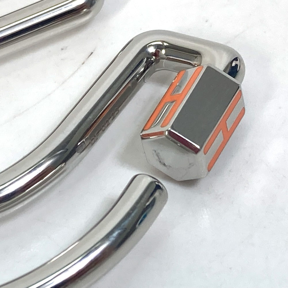HERMES Hロゴ チャーム フェラ ア シュバル ホースシュー 馬蹄 蹄 馬 馬の蹄 シュバル キーリング メタル ユニセックス - brandshop-reference