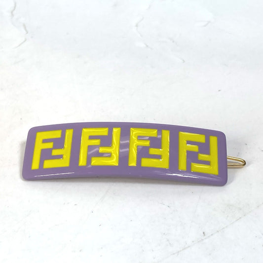 FENDI JFP402 ヘアピン FF ヘアクリップ ロゴ ヘアアクセサリー バレッタ アセテート キッズ - brandshop-reference