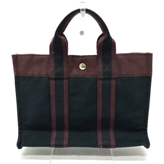 HERMES フールトゥPM ミニ トートバッグ ハンドバッグ キャンバス ユニセックス - brandshop-reference