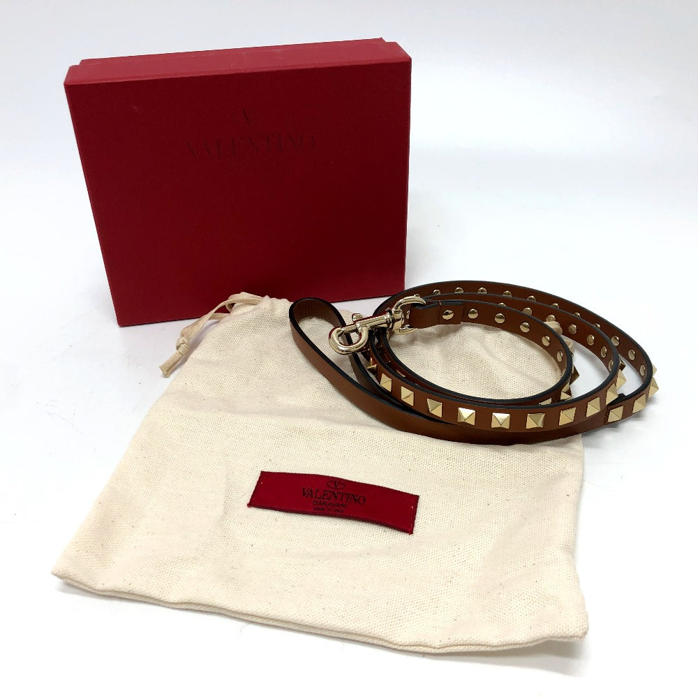 VALENTINO スタッズ リード ペット リード レザー ユニセックス - brandshop-reference