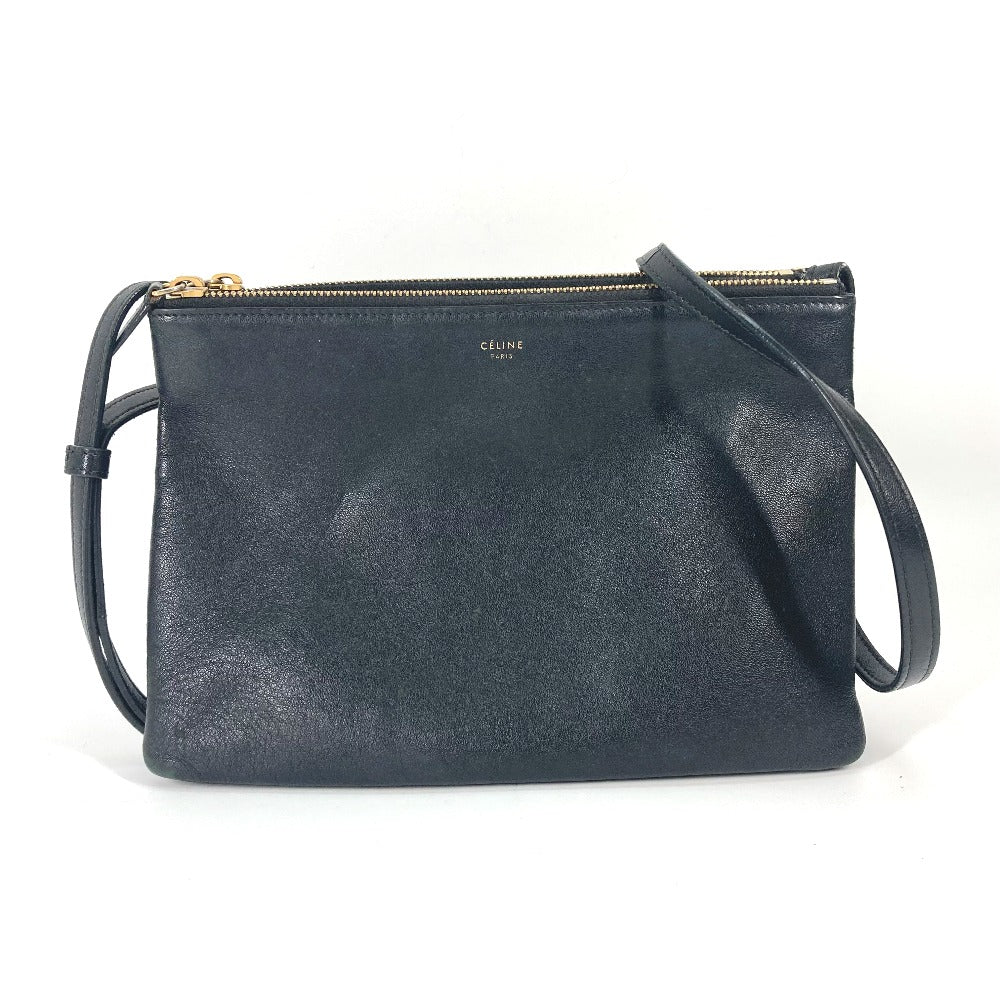 CELINE 171453 ポシェット 斜め掛け トリオ ラージ ショルダーバッグ ...