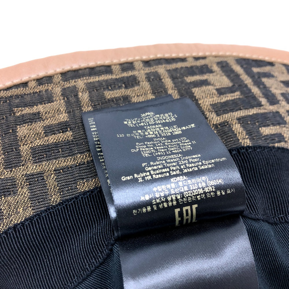 FENDI FXQ801 ズッカ バケットハット ボブハット ハット ポリエステル メンズ - brandshop-reference