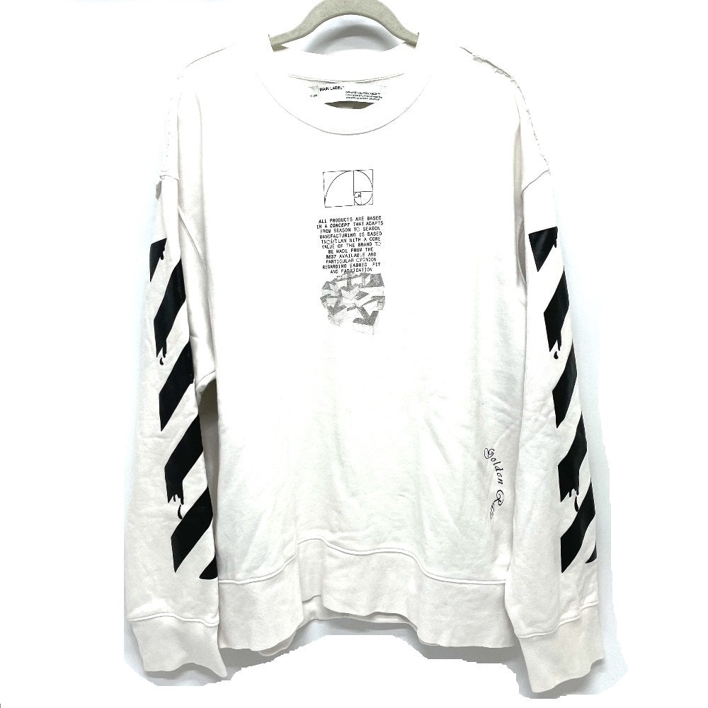 OFF-WHITE OMBA037R20E30005 Logo Print DRIPPING AROWS HOODIE Over ...