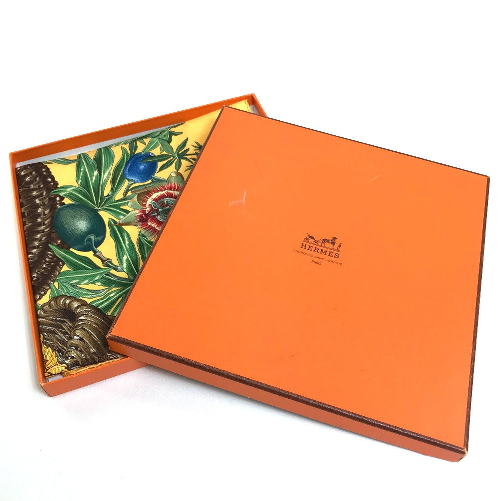 HERMES カレ90 PASSIFLORES パッションフラワー 花柄 スカーフ シルク レディース - brandshop-reference