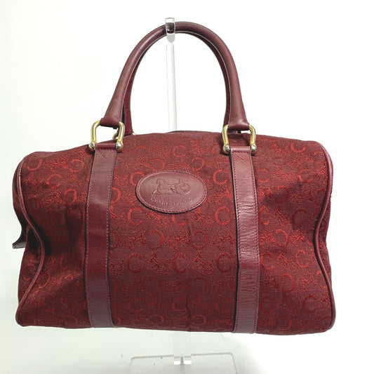 CELINE Cマカダム 馬車 ヴィンテージ ハンドバッグ ボストンバッグ キャンバス/レザー レディース - brandshop-reference