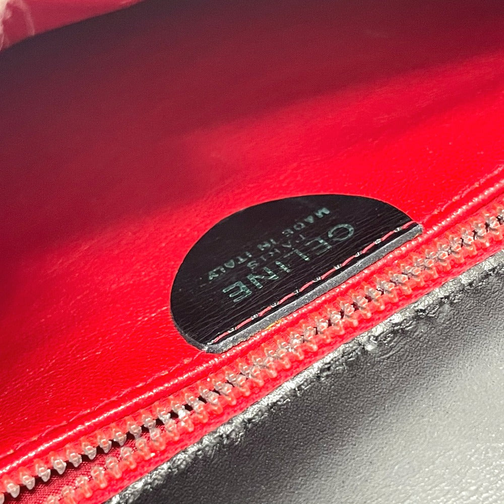 CELINE ロゴ アコーディオン 斜め掛け ショルダーバッグ レザー レディース - brandshop-reference