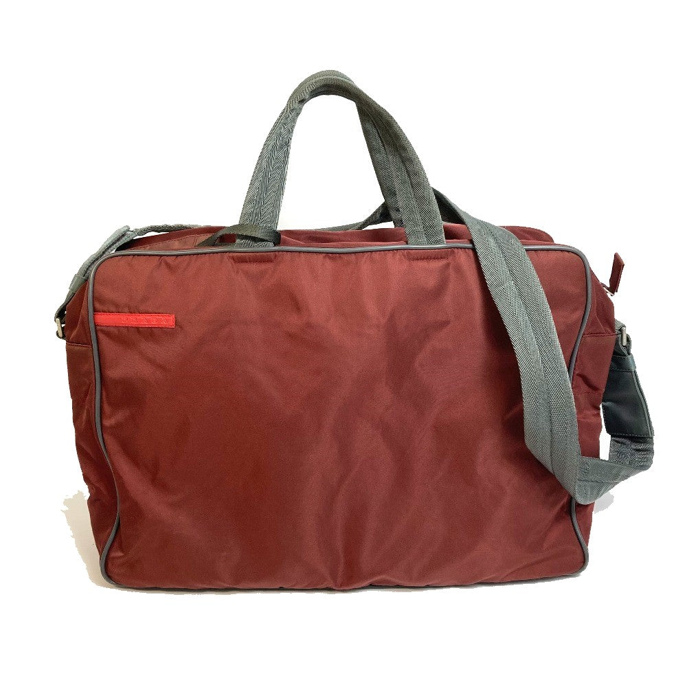 プラダ(茶)ボストンバッグ、ハンドバッグ、かばん、専用袋