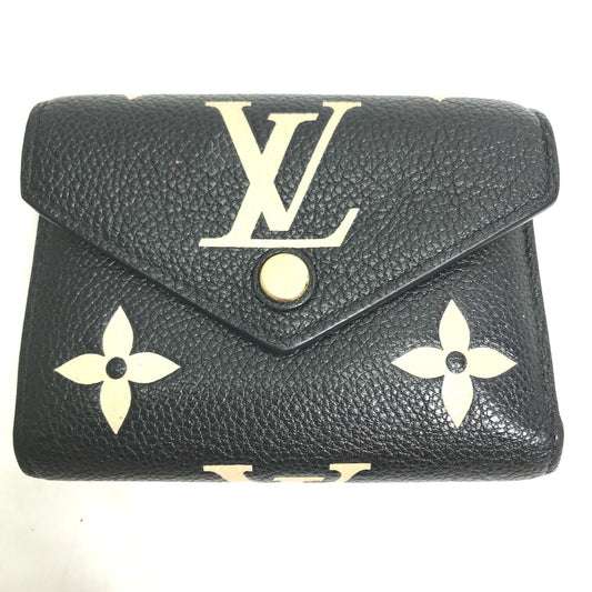 LOUIS VUITTON M80968 モノグラムアンプラント ポルトフォイユ ヴィクトリーヌ コンパクト ウォレット 3つ折り財布 モノグラムアンプラントレザー レディース - brandshop-reference