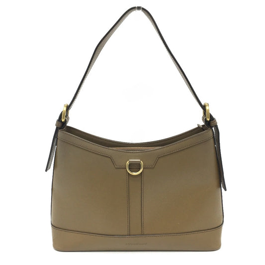 BURBERRY 内側チェック ワンショルダー 肩掛け ショルダーバッグ レザー レディース - brandshop-reference