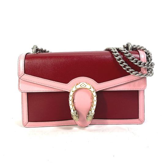 GUCCI 400249 バイカラー カバン デュオニソス チェーン 肩掛け ショルダーバッグ レザー レディース - brandshop-reference