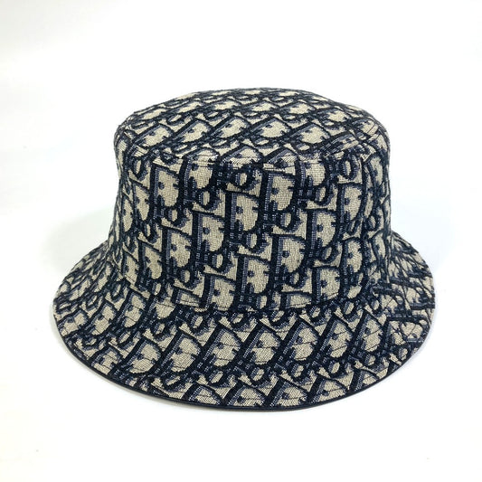 Christian Dior 113C907A4502 オブリーク バケット ボブハット ハット キャンバス/レザー レディース - brandshop-reference