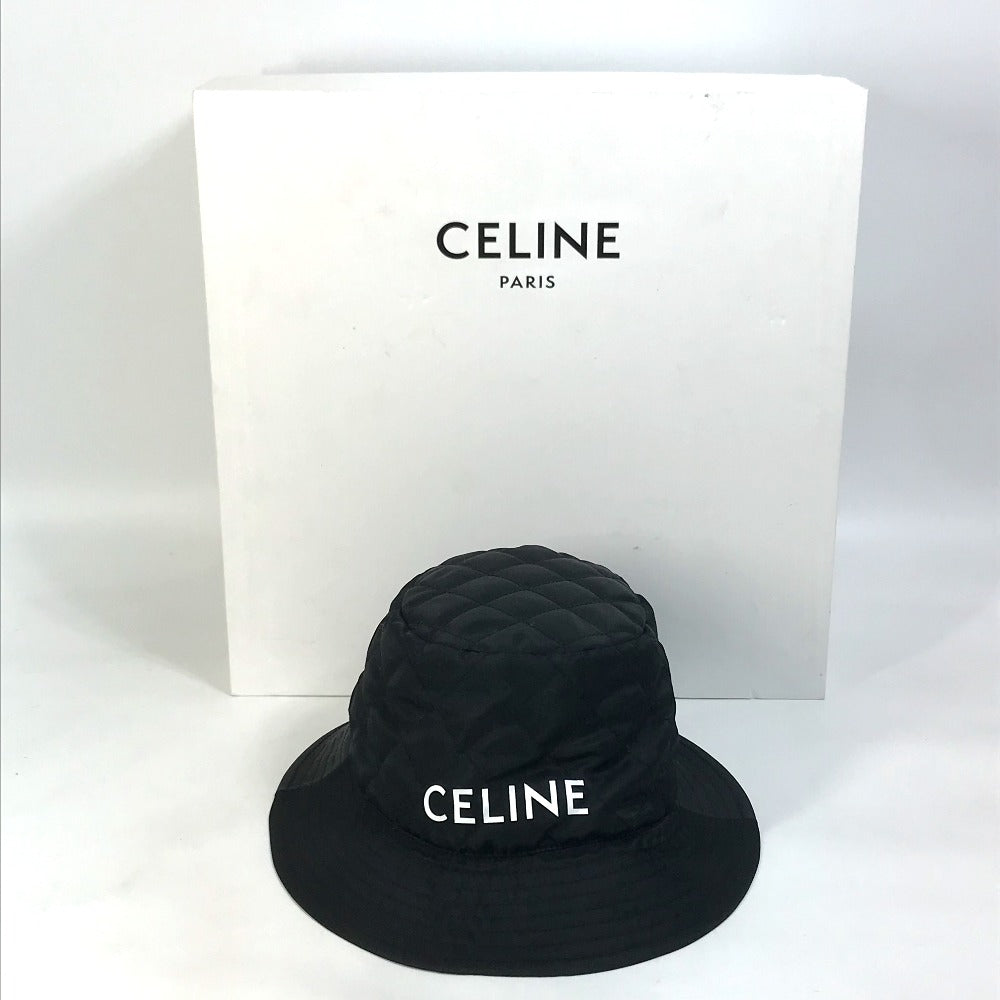 CELINE 2AUB0930C ロゴ キルティング 帽子 ハット ナイロン レディース - brandshop-reference