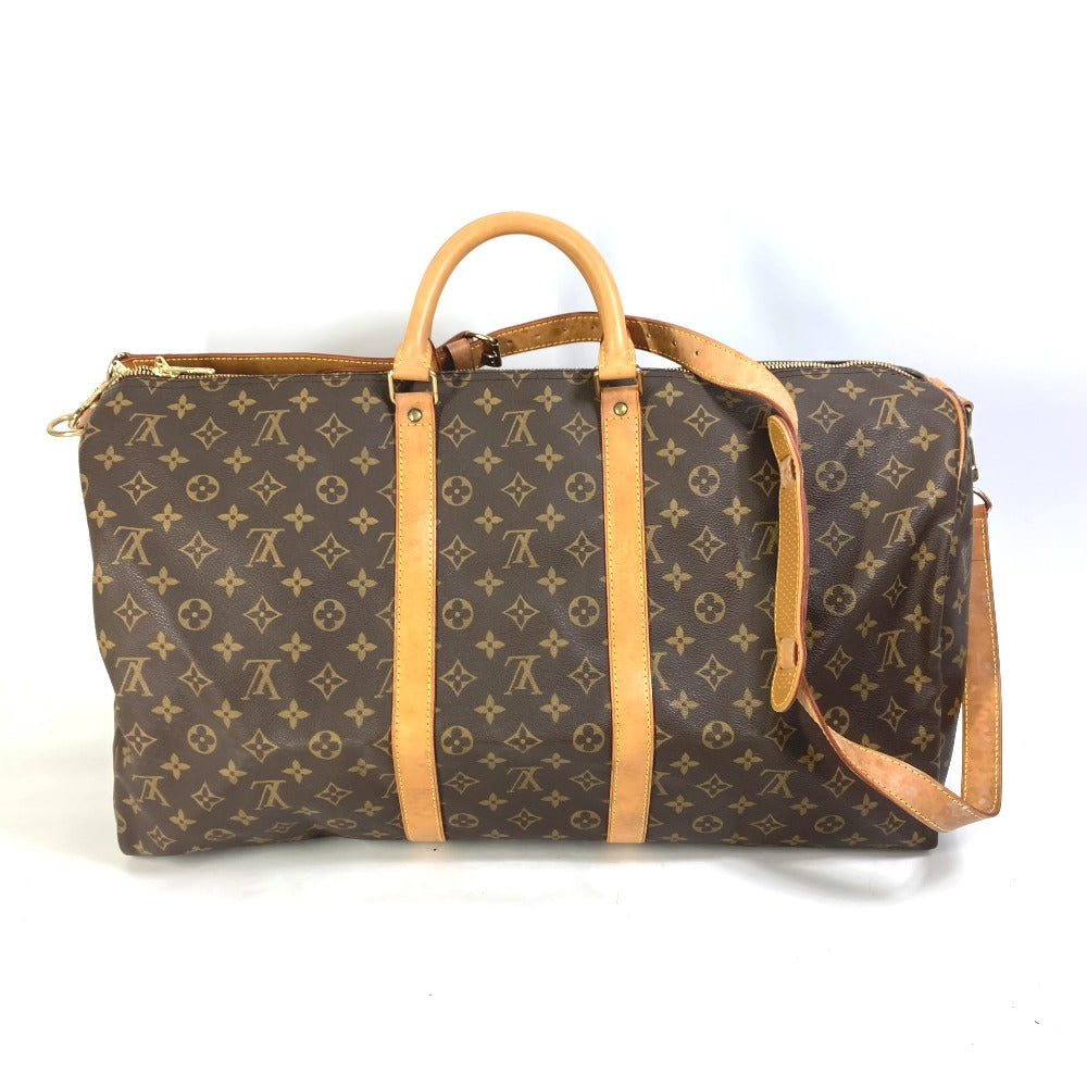 LOUIS VUITTON Ｍ41414 モノグラム キーポルバンドリエール55 2WAY ...